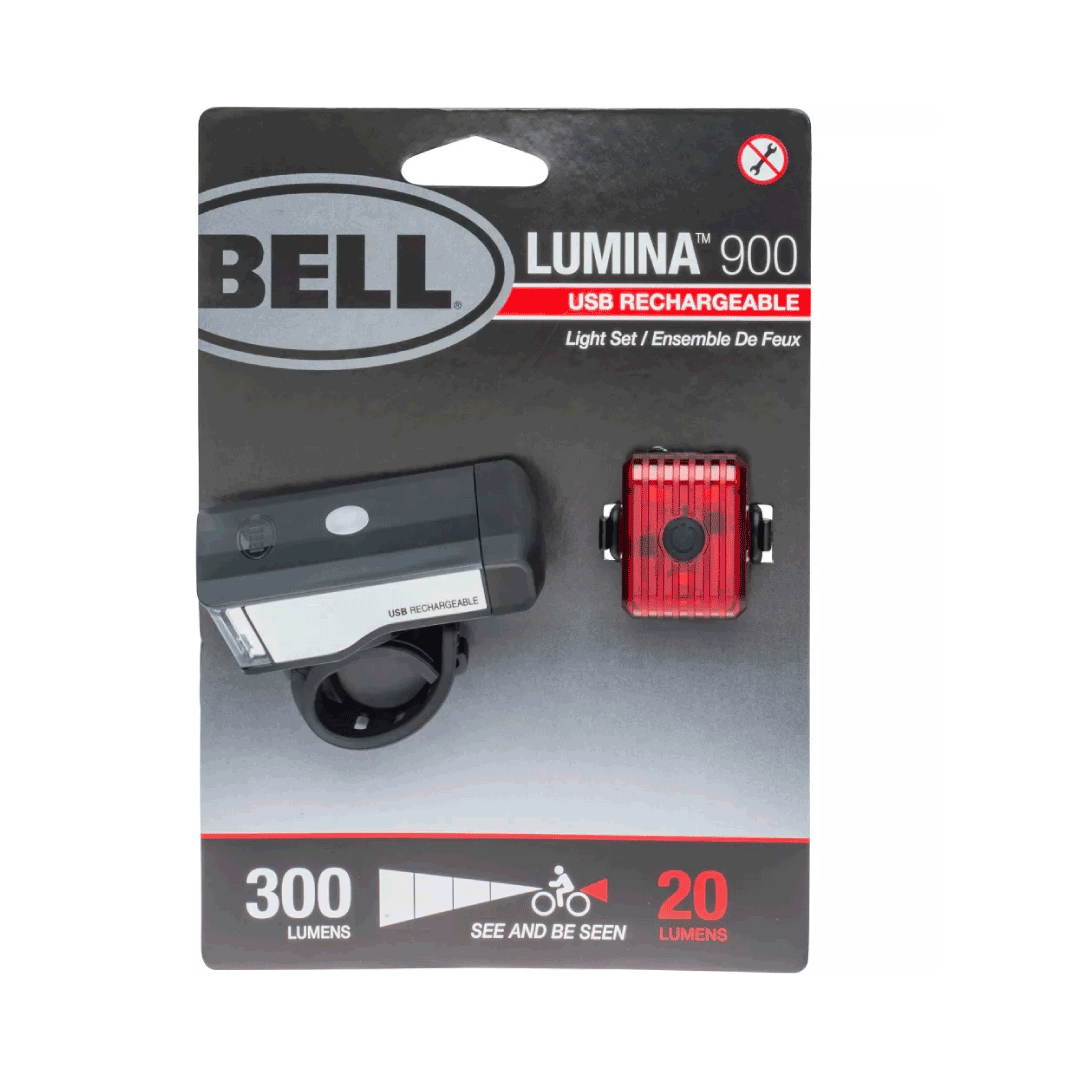 Bell Lumina 900 LED Bike Light Set