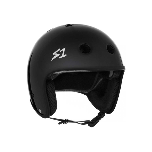 Casco S1 Retro Lifer BMX/MTB - Negro
